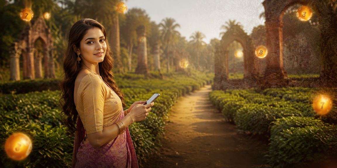 সোনারগাঁওয়ের চা বাগানে mcb77 লটারি গেম উপভোগ